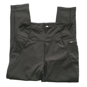 R. Sofia Active Leggings Size Medium Black